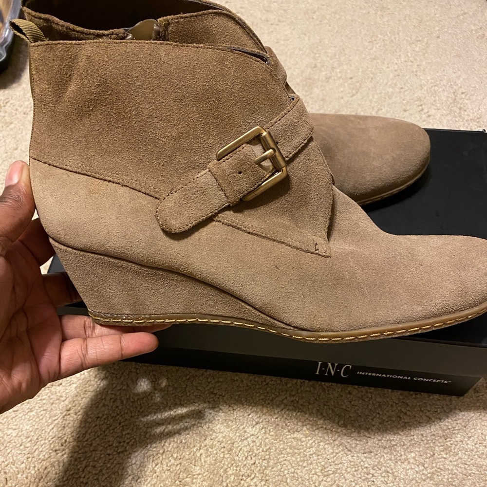 Franco Sarto Wedge Bootie